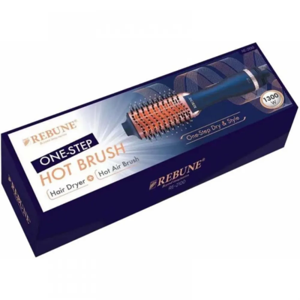 Hair styler with infrared technology, 1300 watts navy blue