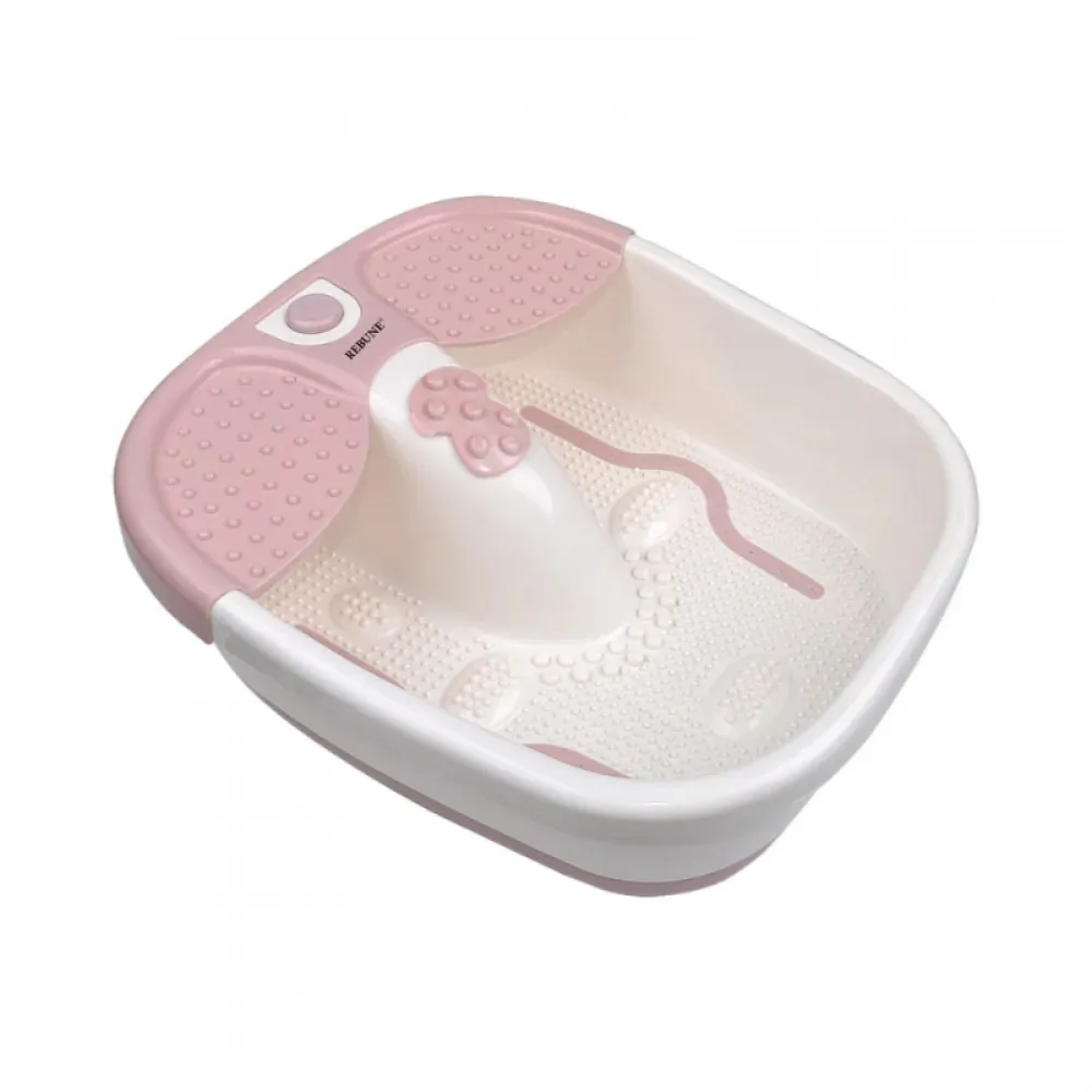 Foot cleaning and massage device