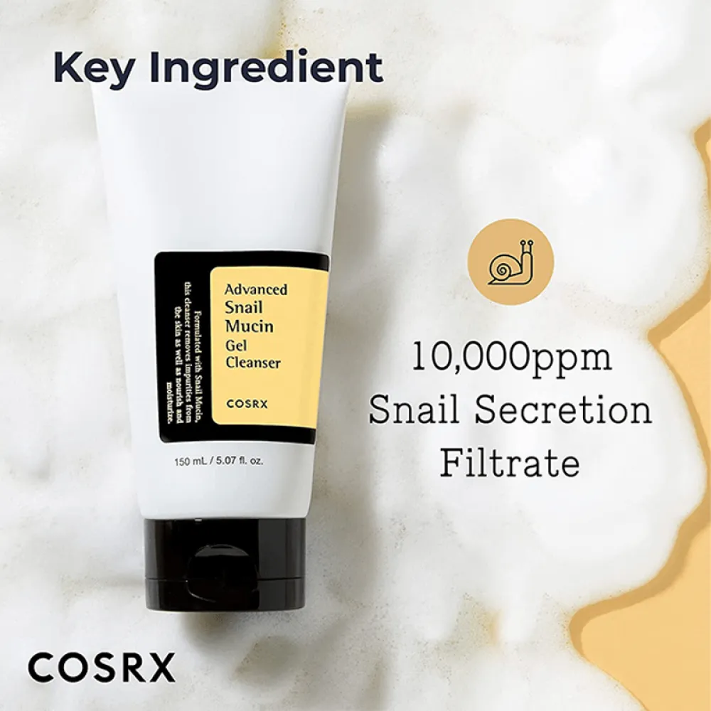 Cosrx Advanced Snail Mucin Power Gel Cleanser - 150ml