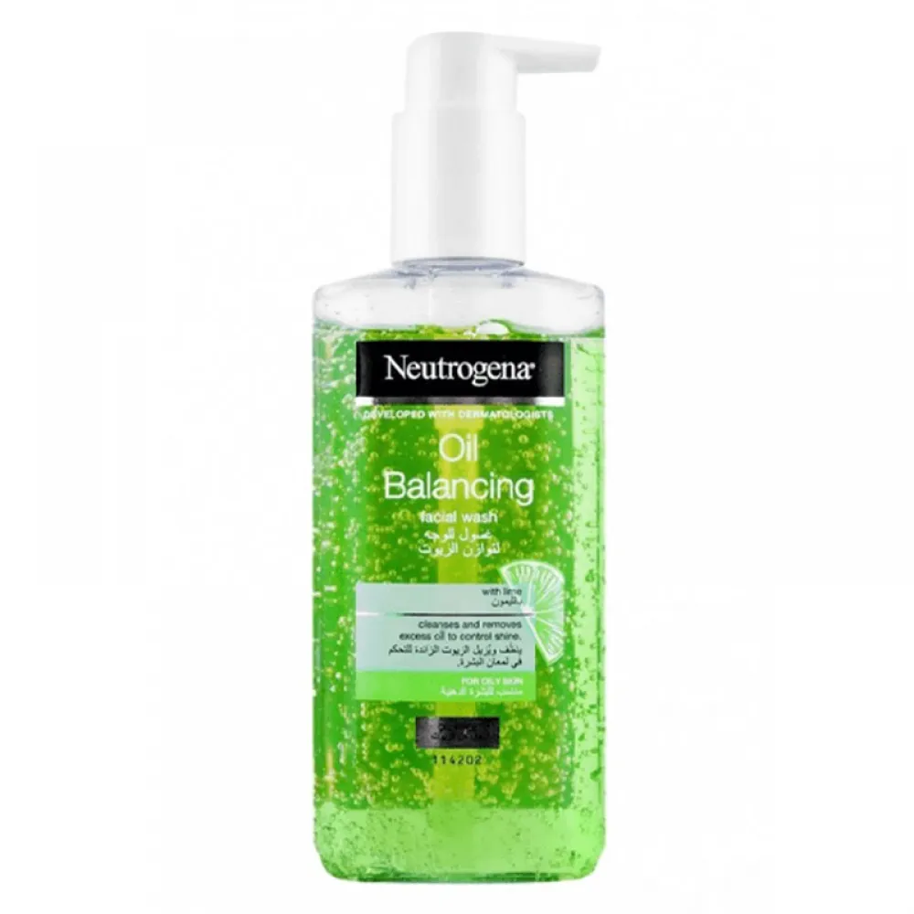 Neutrogena Oil Balancing Facial Wash With Lime - 200ml