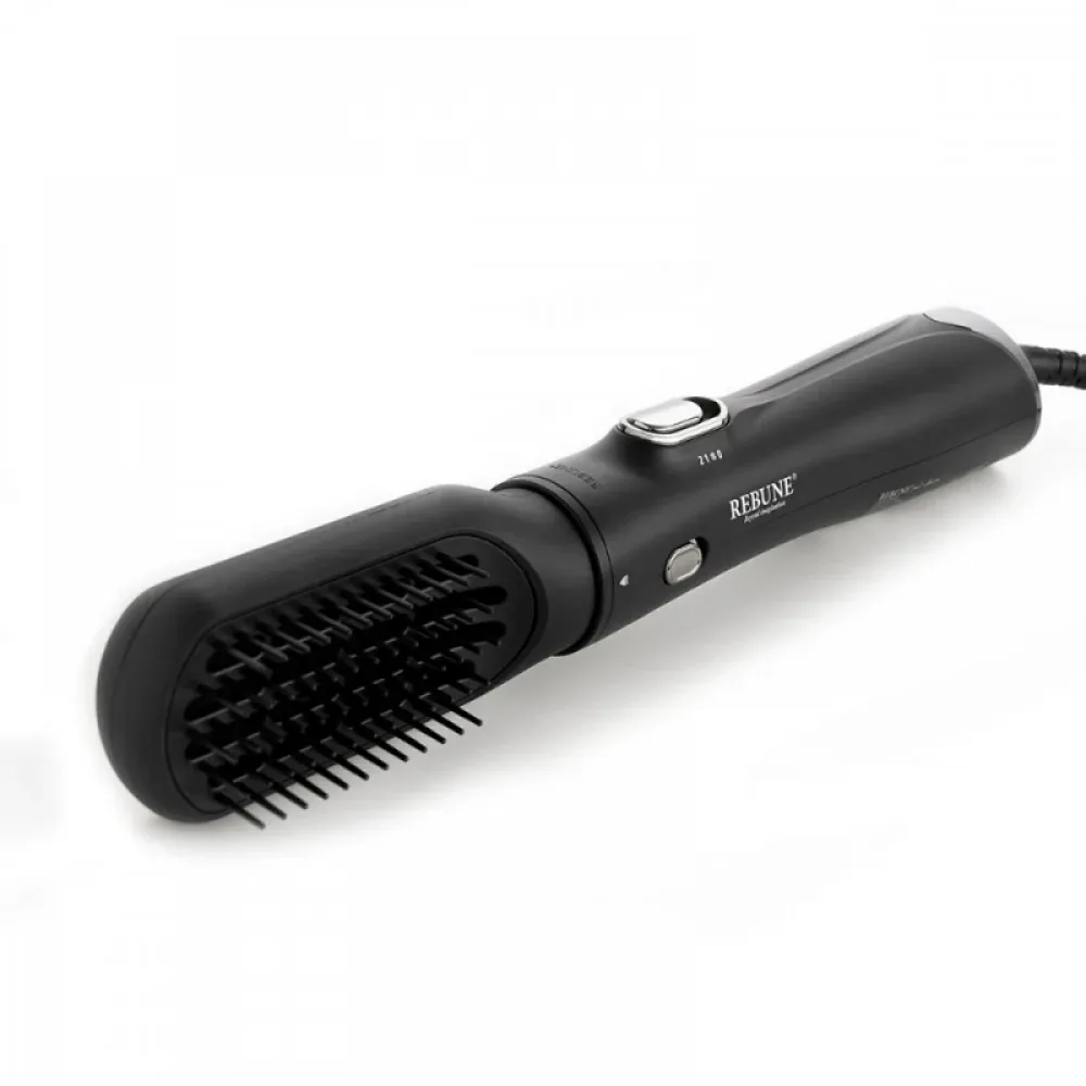 Hair dryer brush - silver  RE-2108-1 matt black