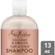 Shea Moisture Shampoo and Conditioner Set, Coconut & Hibiscus Curl & Shine, Curly Hair Products with Coconut Oil, Vitamin E & Neem Oil Provides Frizz Control, 13 Fl Oz Each