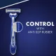 8-Piece Blue3 Comfort Razor Set Blue/Silver