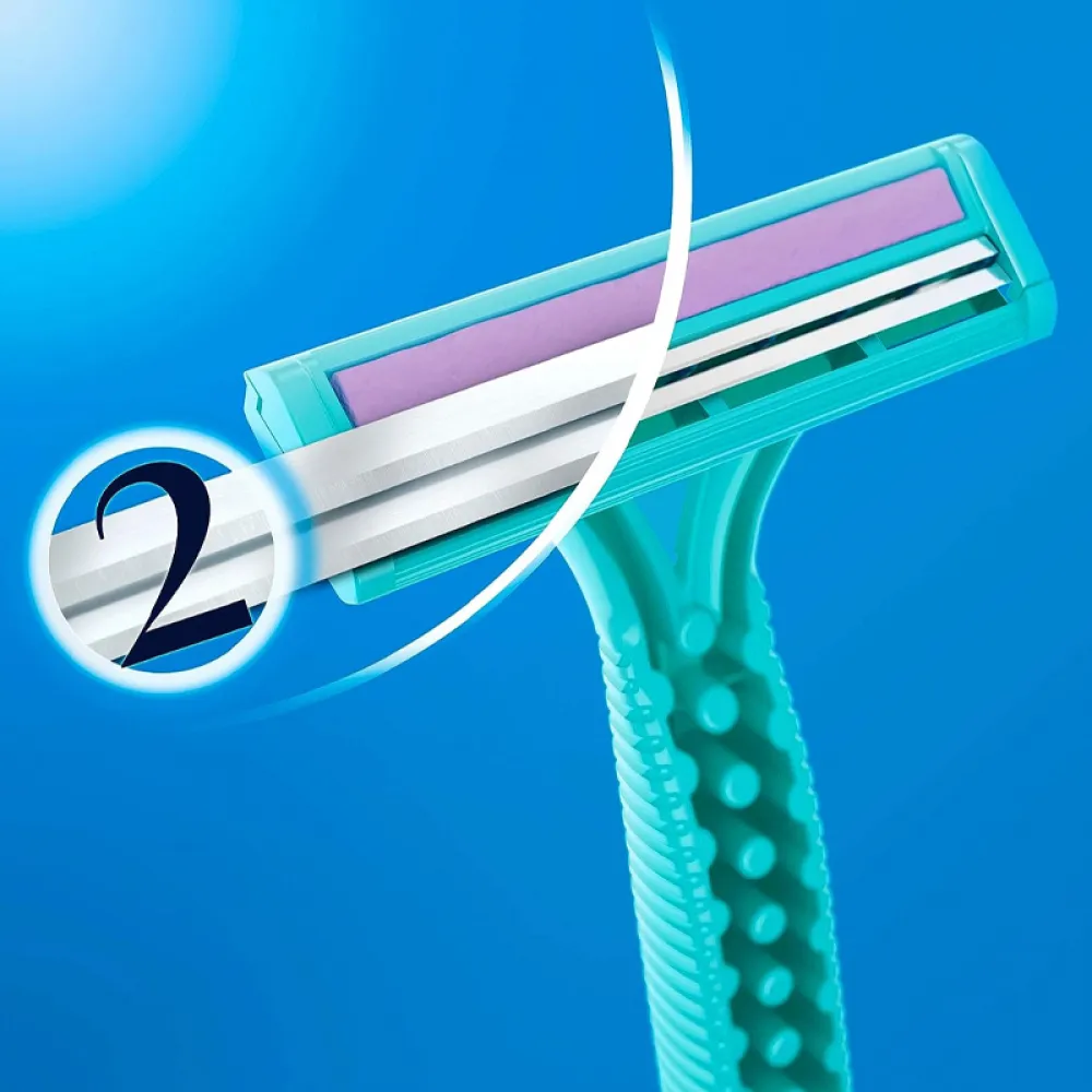 GILLETTE SIMPLY VENUS 2 BLADE DISPOSABLE RAZOR FOR WOMEN 4PCS