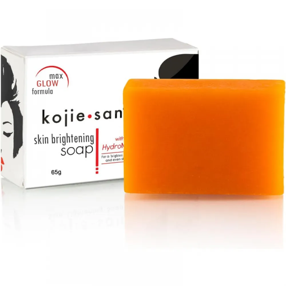 Kojie San Skin Lightening Authentic Kojic Acid Soap Even and Lighten Skin Tone - 65 Gram Bar