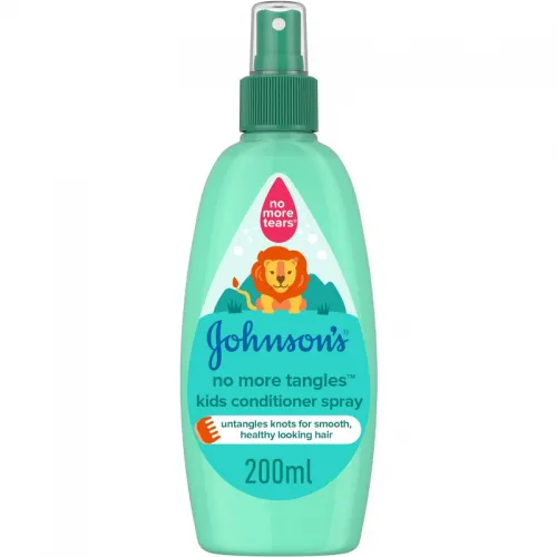 جونسون بيبي بلسم بخاخ للأطفال لا دموع بعد اليوم، لا مزيد من التشابك، 200 مل، بلسم لطيف للأطفال ، يساعد الأهل على التحكم في شعر الأطفال الصغار، لا يسبب الحساسية، ومناسب للشعر المجعد