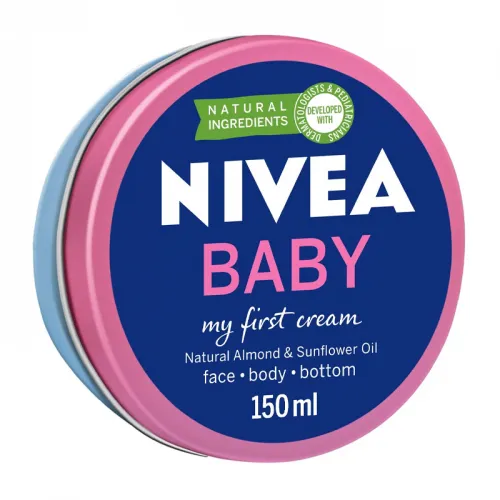 NIVEA Baby All Purpose Cream, My First Cream Natural Almond & Sunflower Oil, 150ml