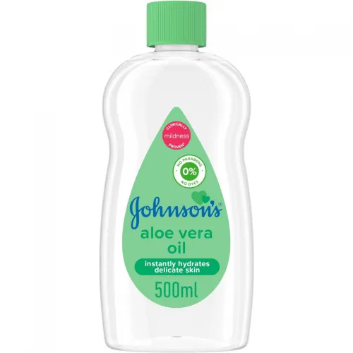 زيت اطفال بصبار الالوفيرا من جونسون بيبي، 500 مل