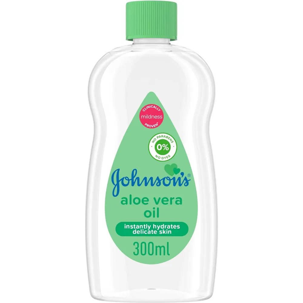 جونسون بيبي، زيت للأطفال بالصبار، ٣٠٠ مل