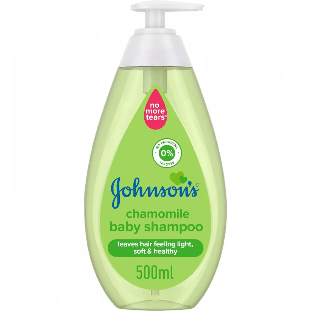 جونسون بيبي شامبو الأطفال الرضع لا دموع بعد اليوم، شامبو للأطفال بالبابونج، 500 مل