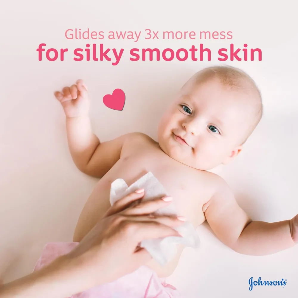 JOHNSON'S Baby Wipes - Gentle All Over, Pack of 216 wipes