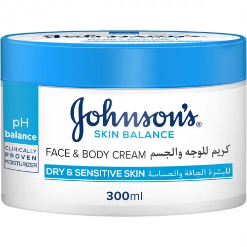 Johnson's Skin Balance Face and Body Cream 300ml