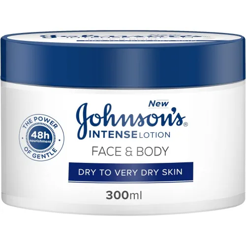 Johnson's Intense, Face & Body Cream, Dry To Very Dry Skin, 300ml