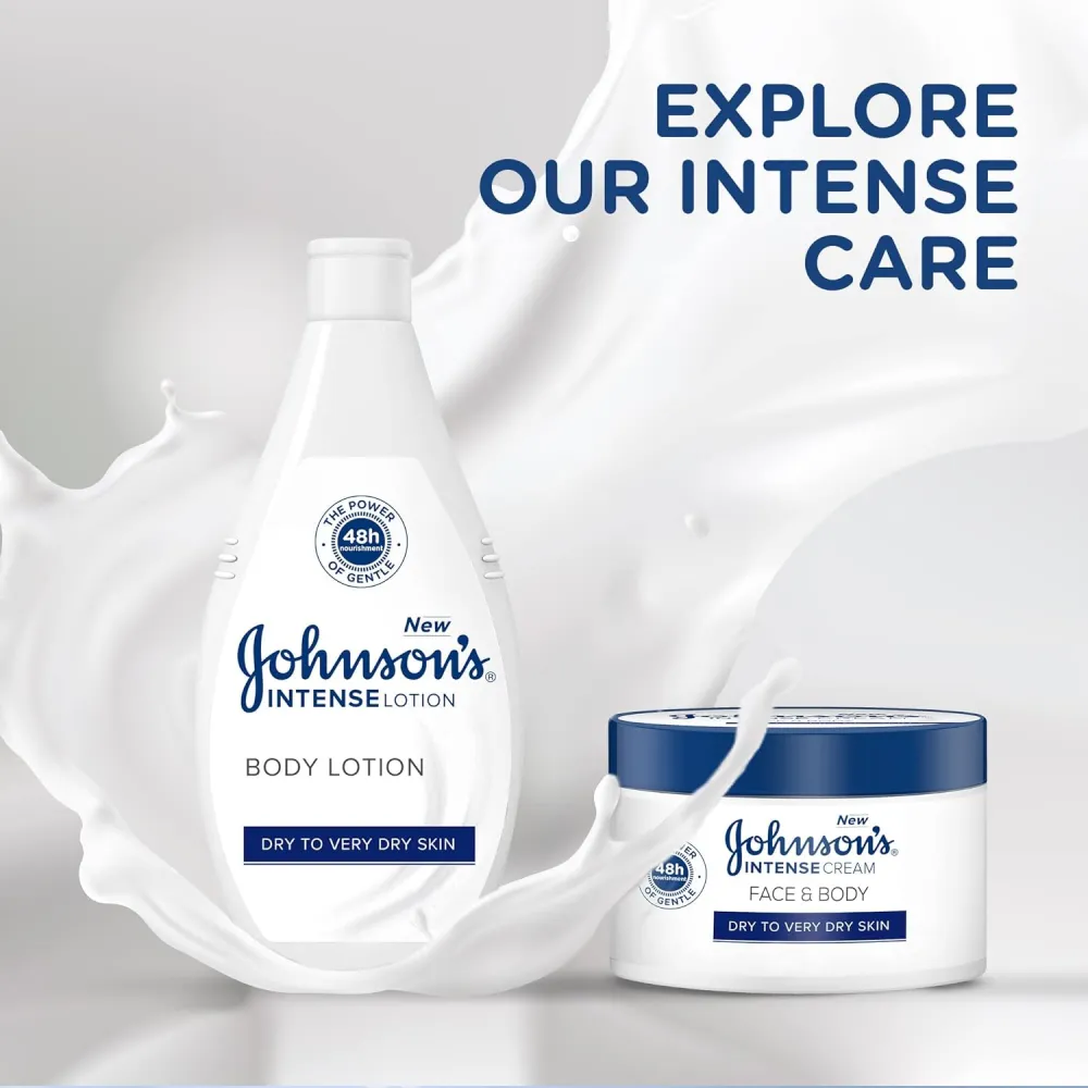 Johnson's Intense, Body Lotion, Dry To Very Dry Skin, 400ml