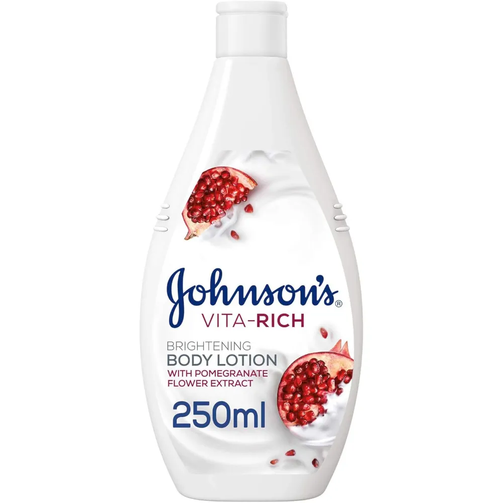 JOHNSON’S Body Lotion - Vita-Rich, Brightening Pomegranate Flower, 250ml