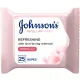 Johnson's Cleansing Facial Micellar Wipes, Refreshing, Normal Skin, Pack Of 25 Wipes