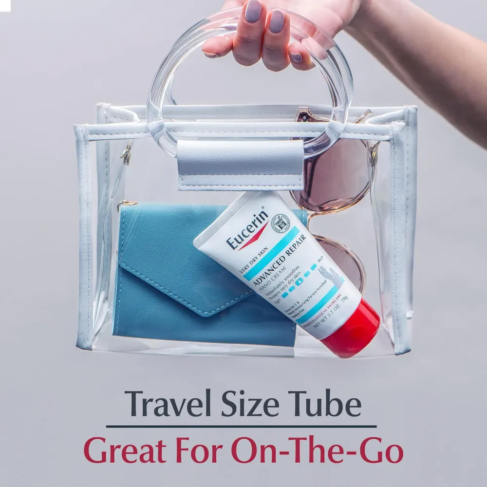 Eucerin Advanced Repair Hand Cream - Pack of 3, Fragrance Free, Hand Lotion for Very Dry Skin - 2.7 oz Tubes