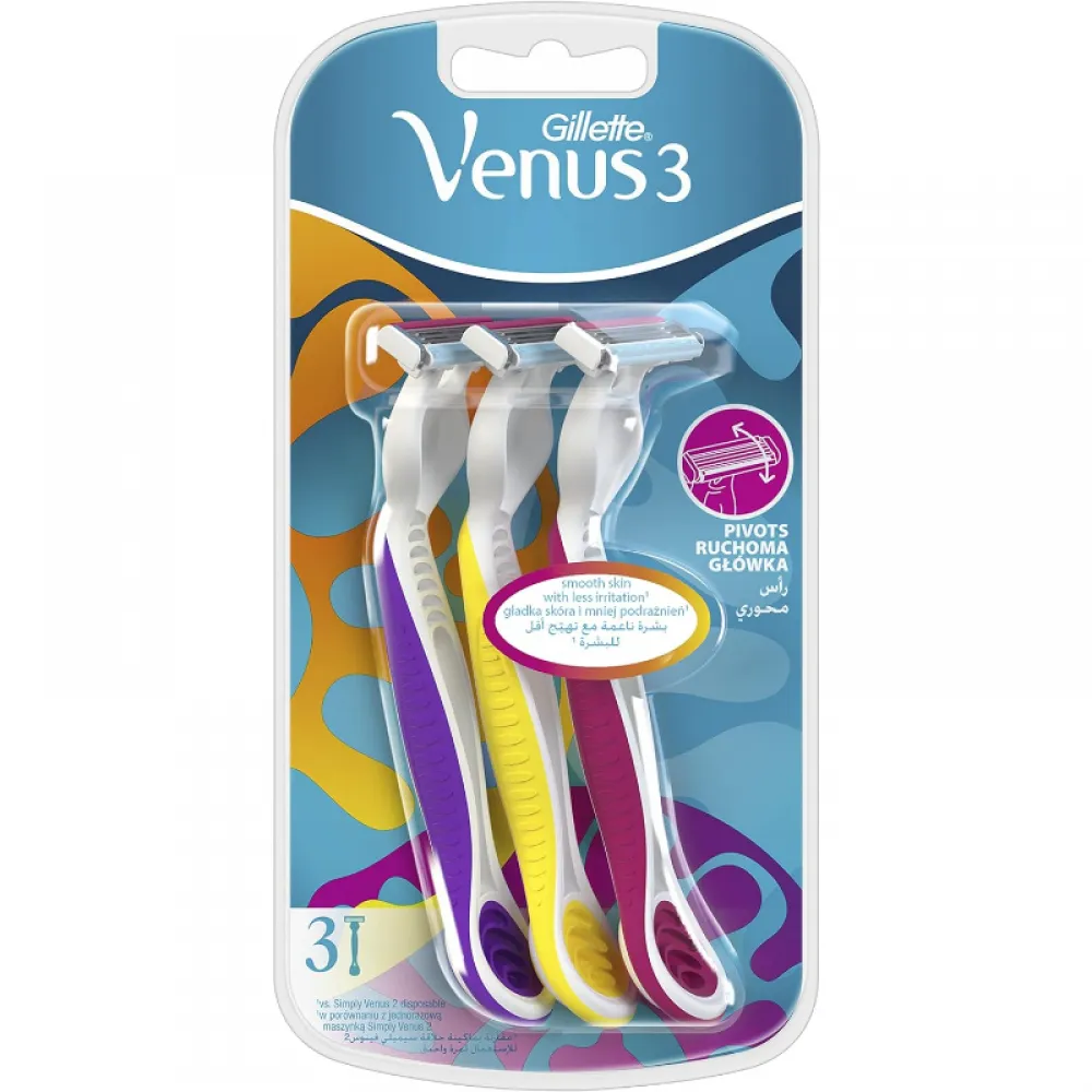 Gillette Simply Venus 3-blades Disposable Razor - 3Pieces