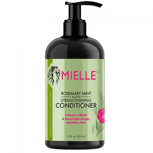Mielle Organics Rosemary Mint Strengthening Conditioner with Biotin, 12 Ounce