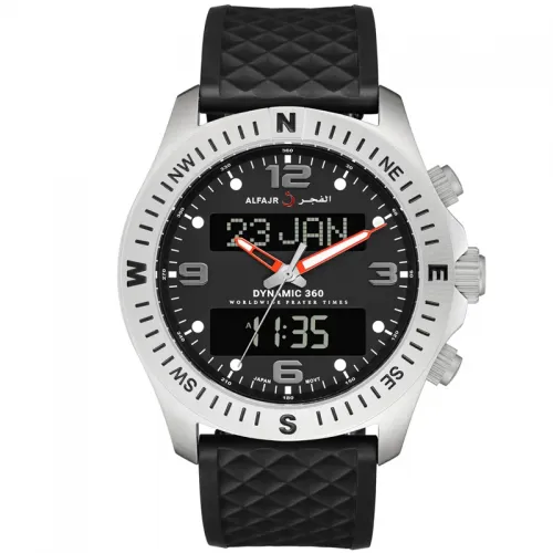  Dynamic Alfajer Watch  360 Rubber Silver 