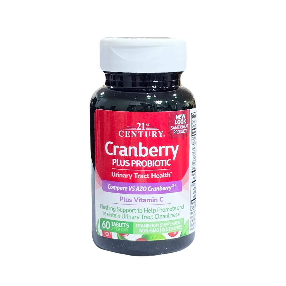 21st Century, Cranberry Plus Probiotic, 60 Tablets