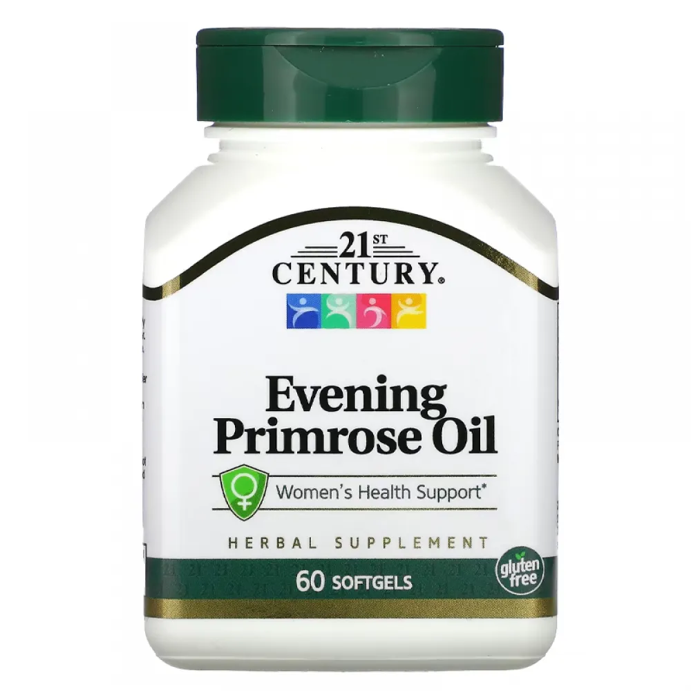 21st Century, Evening Primrose Oil, Women's Health Support, 60 Softgels