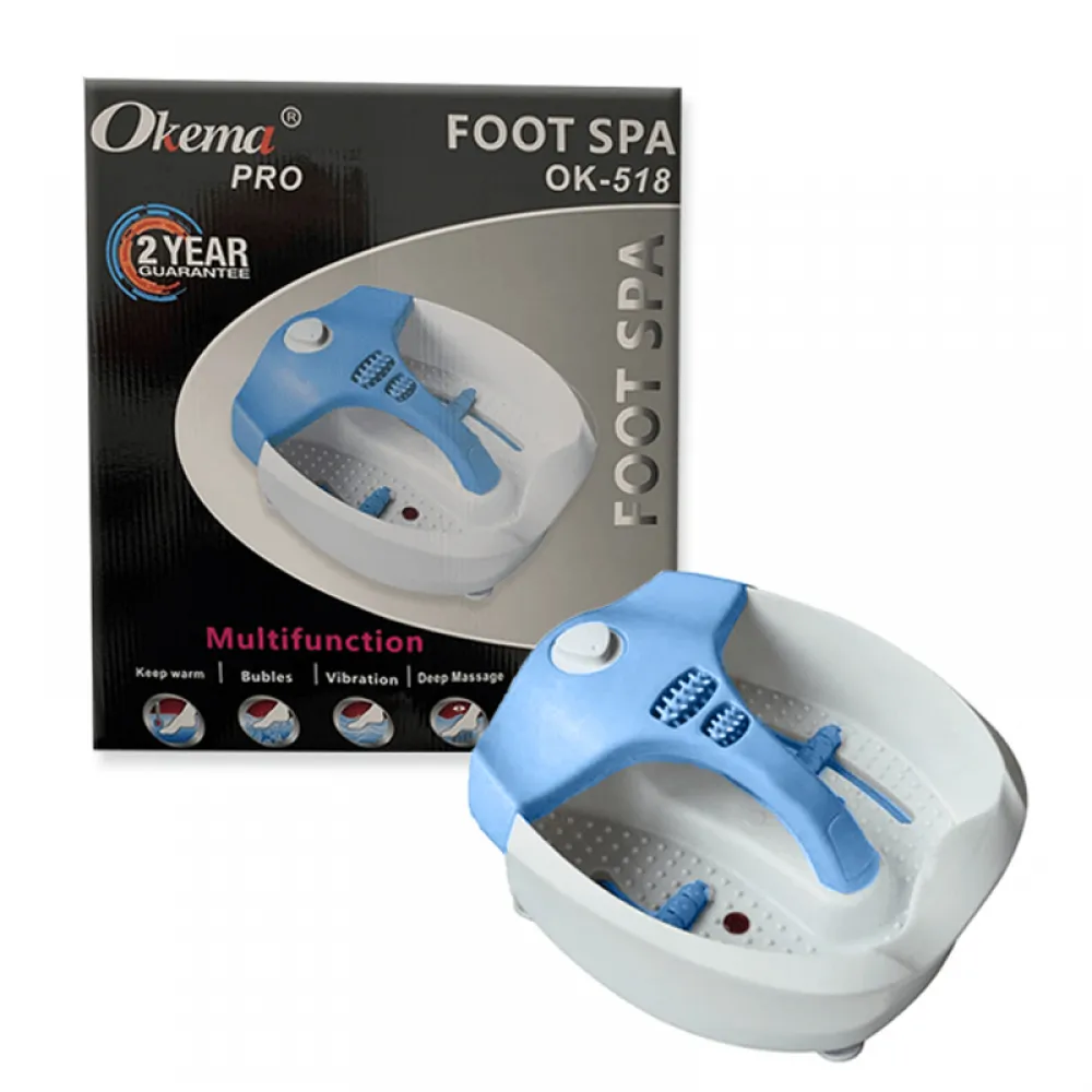 Okema Foot Spa Multifunction- Blue - OK518