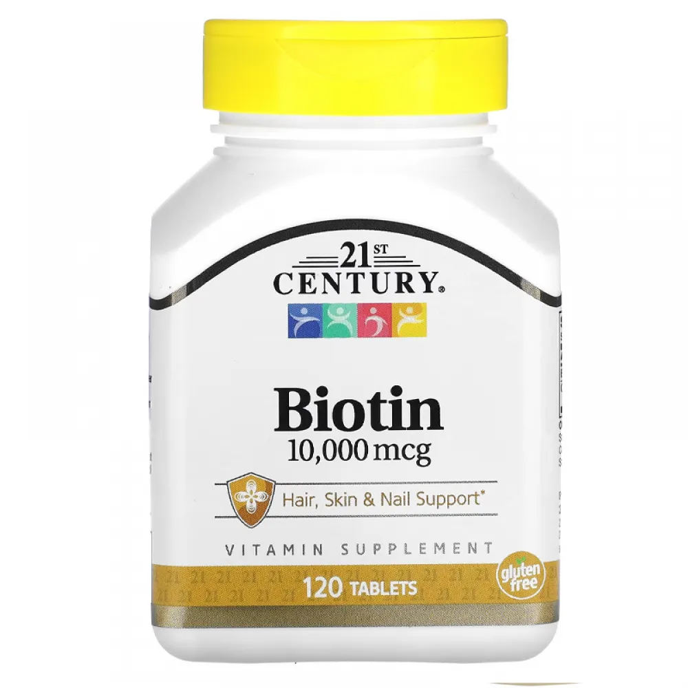 21st Century, Biotin, 10,000 mcg, 120 Tablets