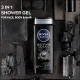 NIVEA Active Clean Shower Gel with Charcoal, 500ml