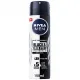 NIVEA MEN Antiperspirant Spray for Men, 48h Protection, Black & White Invisible Original, 150ml