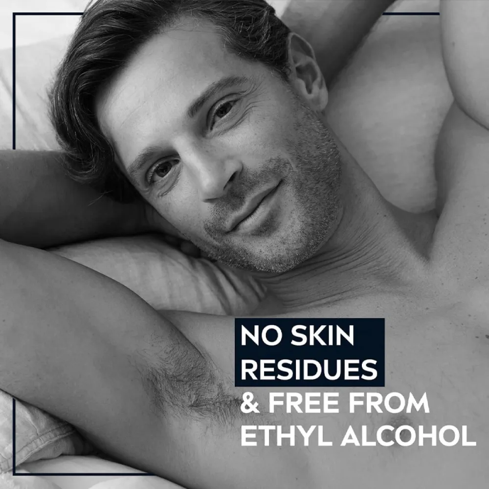 NIVEA MEN Antiperspirant Spray for Men, 48h Protection, Black & White Invisible Original, 150ml