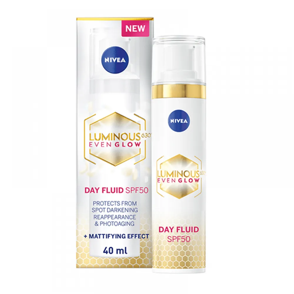 Nivea Luminous 630 Even Glow Face Fluid Anti-Dark Spots SPF 50 - 40ml