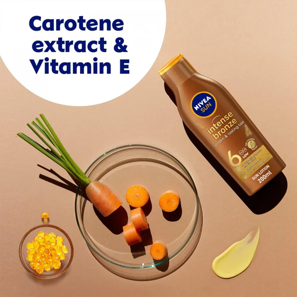 SUN Tanning Lotion Carotenne With Vitamine E SPF 6 - 200ml