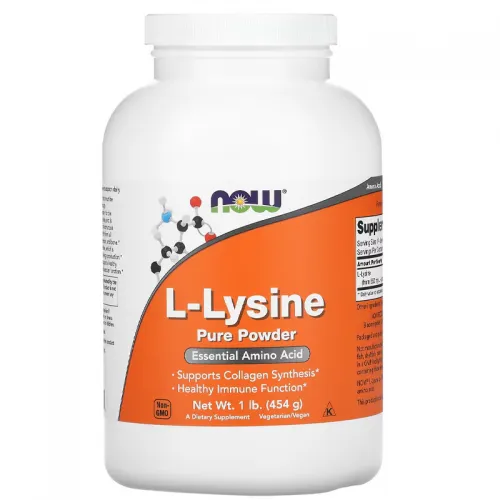 NOW Foods, L-Lysine Pure Powder, 1 lb (454 g)