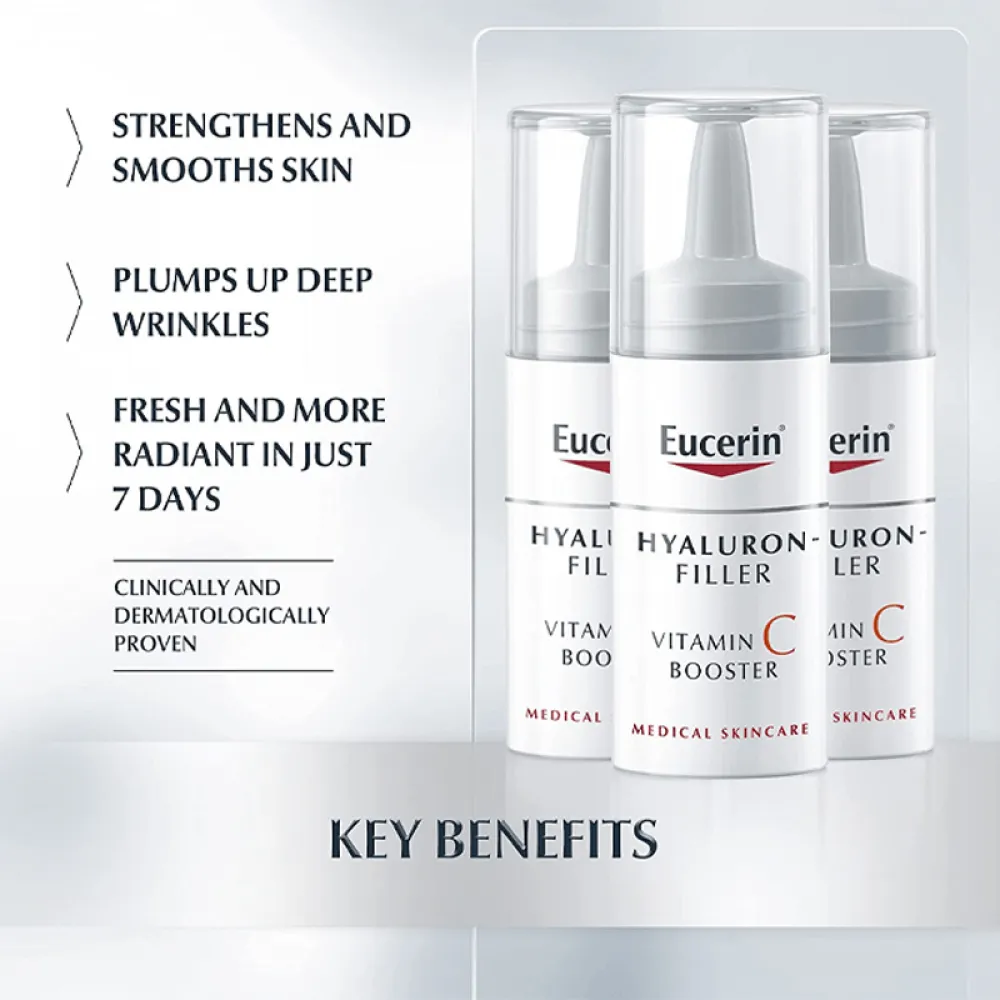 Eucerin Hyaluron-Filler Vitamin C Booster - 3X8ml