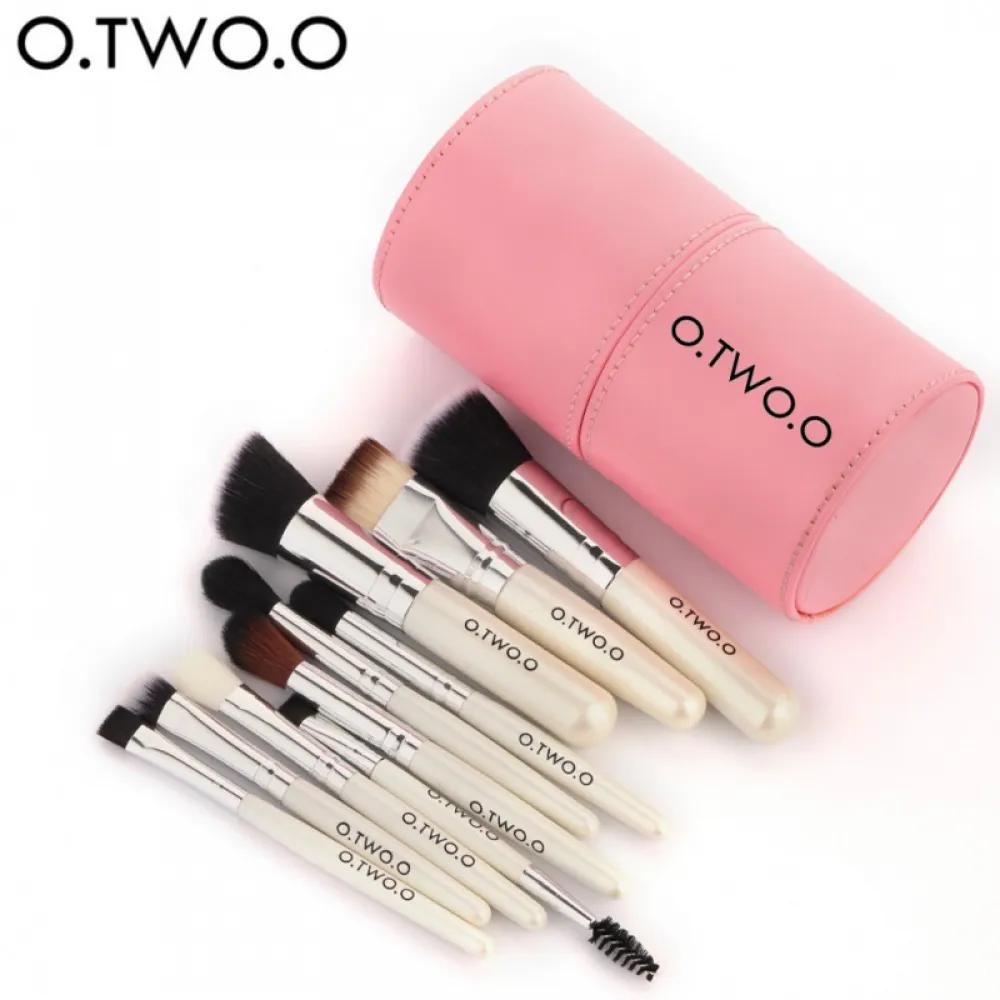 Otto assorted makeup brushes set with case- 10 pieces