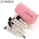 Otto assorted makeup brushes set with case- 10 pieces