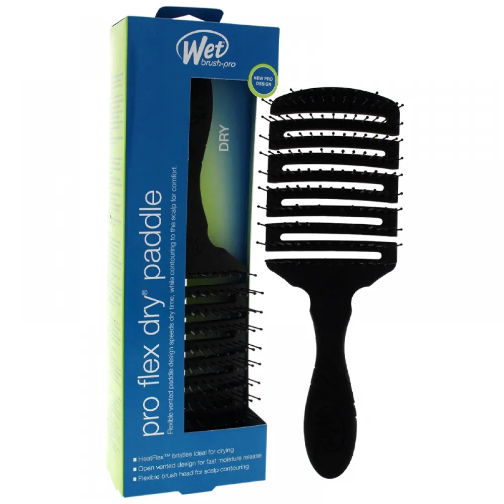 Wet Brush Pro Flex Dry Paddle Hair Brush - black