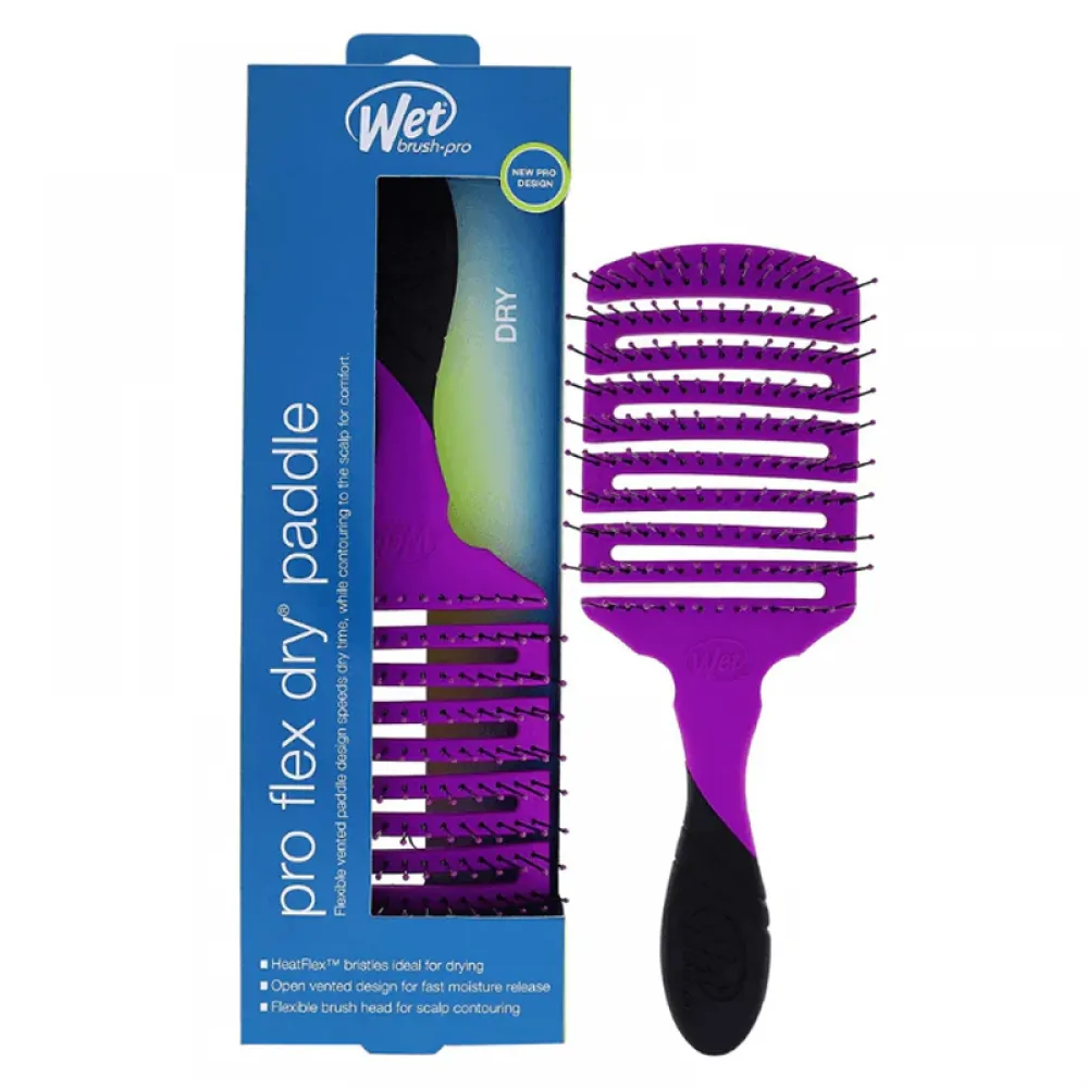 Wet Brush Pro Flex Dry Paddle Hair Brush - Purple