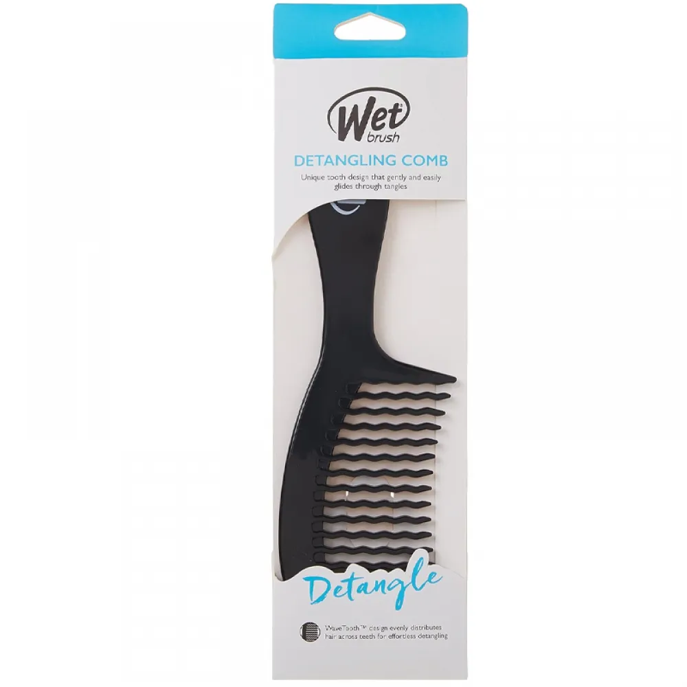 Wet Brush Detangler Comb - black