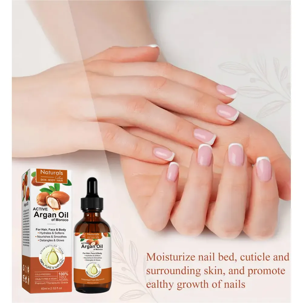 زيت الارغان النقى العضوي لنمو الشعر والعناية بالجسم 60 مل