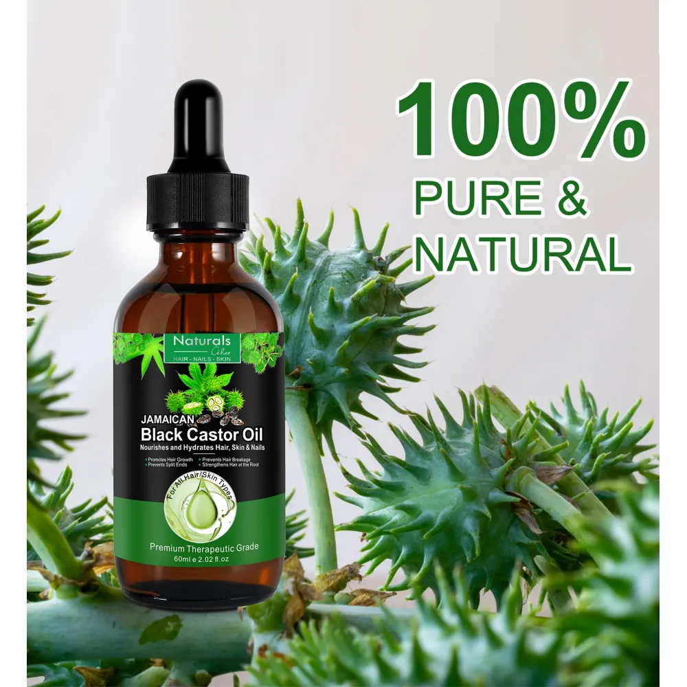 Multipurpose Jamaican Black Castor Oil for Hair Growth,Skin Care,Nails &Cuticles,Nourish the Scalp,Dry Skin