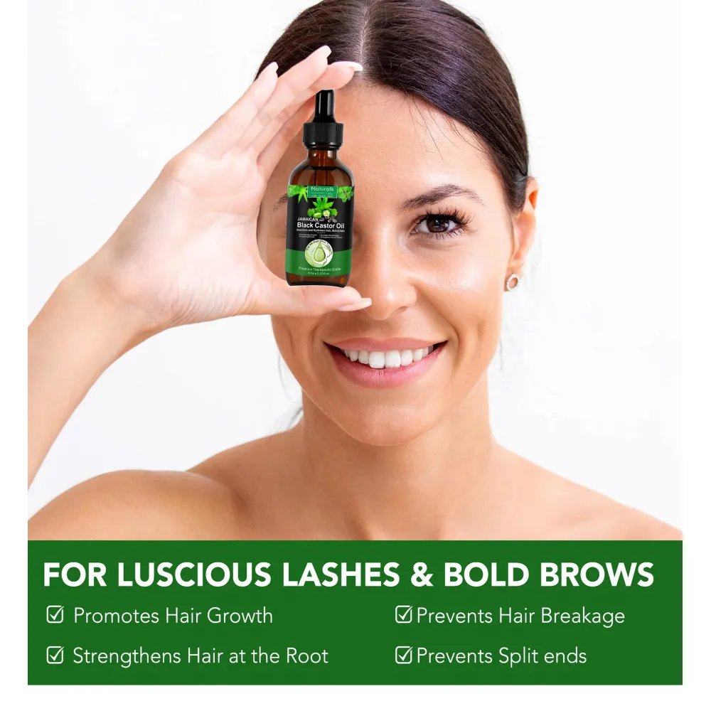Multipurpose Jamaican Black Castor Oil for Hair Growth,Skin Care,Nails &Cuticles,Nourish the Scalp,Dry Skin