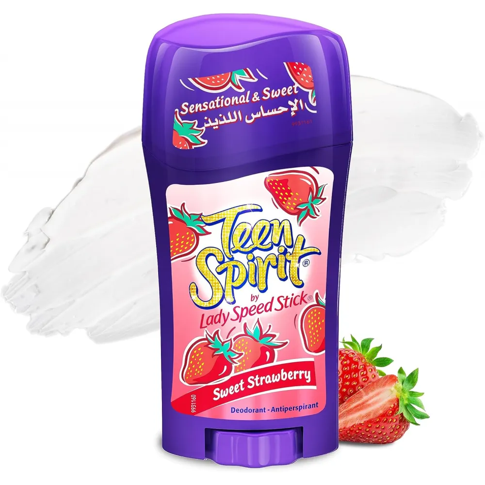 Teen Spirit Antiperspirant & Deodorant-Sweet Strawberry-2.3 Oz
