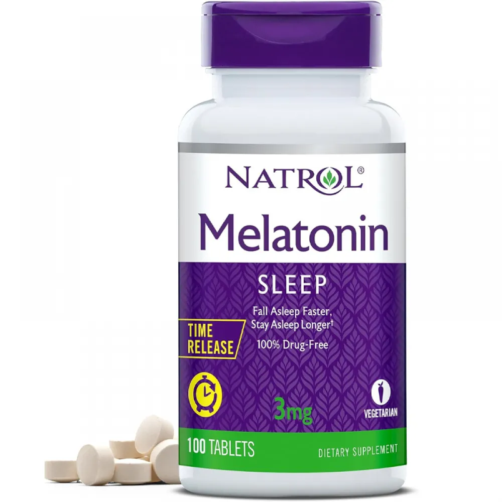 Natrol, Melatonin, 3 mg, 100 Tablets