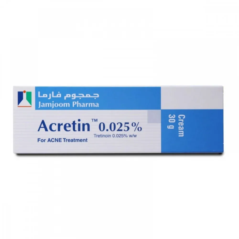 Acretin 0.25% Cream For Acne Treatment - 30g