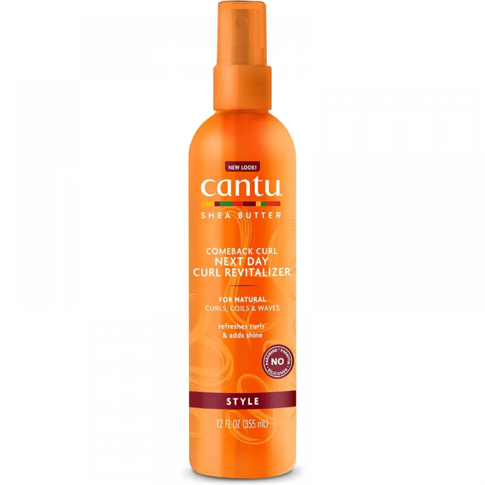 Cantu Shea Butter Comeback Curl Next Day Curl Revitalizer Spray for Natural Hair - 355ml