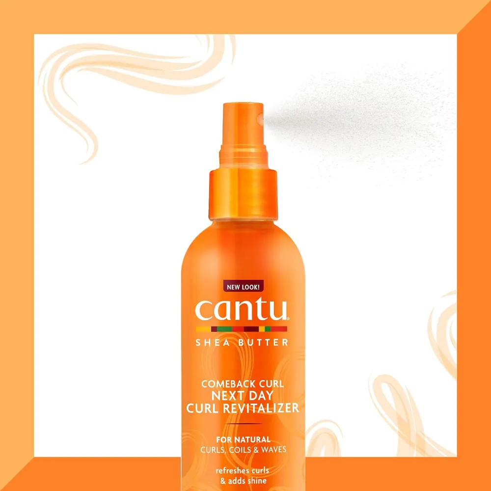 Cantu Shea Butter Comeback Curl Next Day Curl Revitalizer Spray for Natural Hair - 355ml