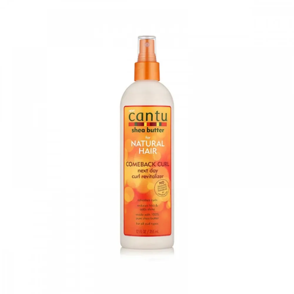 Cantu Shea Butter Comeback Curl Next Day Curl Revitalizer Spray for Natural Hair - 355ml