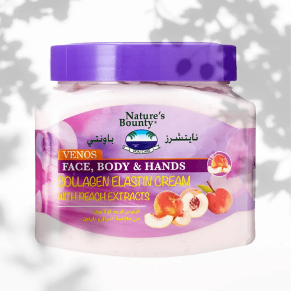 Natures Bounty Venos Collagen Elastin Cream - 600g